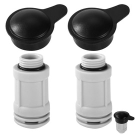 Lyreh 2pcs 12363 12373 Air Jet Valve & Cap for Intex Pool, Air Jet Valve Replacement for Above Ground Swimming Pools Fits Models Including 26165EH 26167EH 26175EH 26183MW 26191CA 26191EH & More