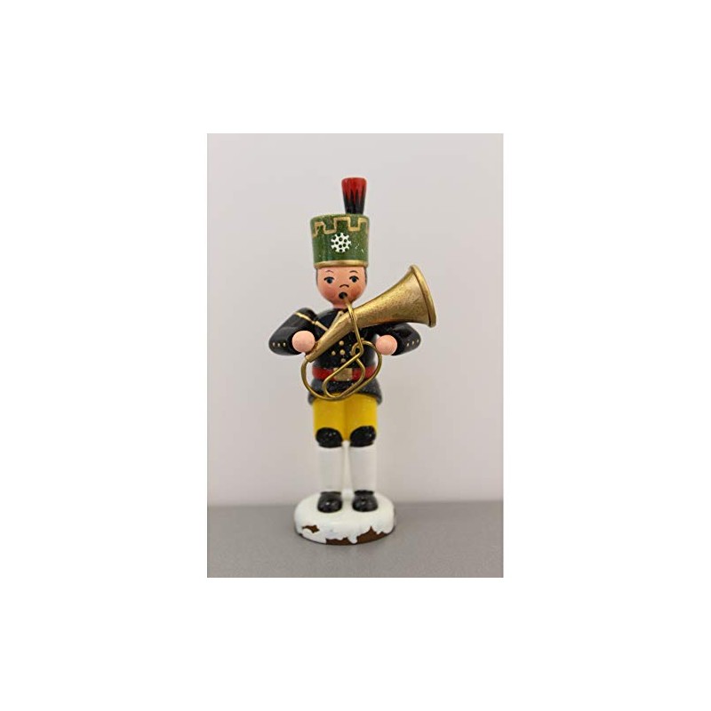 Hubrig-Volkskunst Winter Children Bergmann Tenor Horn Height 9 cm