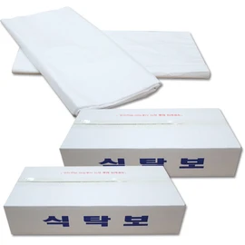 Disposable tablecloth, top cover, top paper, 250 sheets of plastic sheet, 250 sheets of flat tablecloth / 일회용 식탁보 상커버 상종이 비닐시트 250매, 평판 식탁보 250매