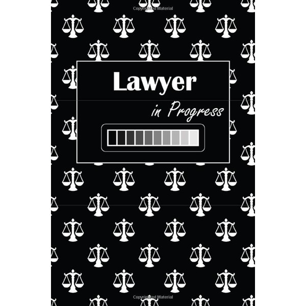 Lawyer in Progress: gift for future lawyer, student, scales of