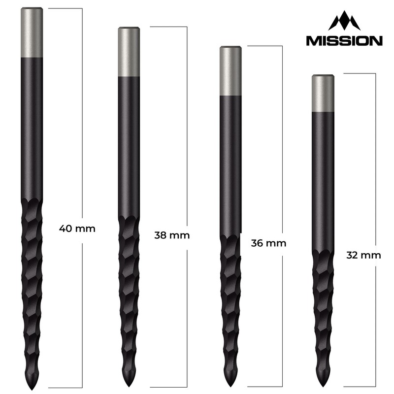 Mission Darts Replacementss Lunar C/S | Steel Tip Dart Replacements