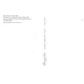 Pomegranate The Street, Published in Camera Work, Alfred Stieglitz (1864-1946) --POSTCARD