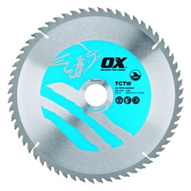 OX Wood Cutting Circular Saw Blade 235/30mm, 60 Teeth ATB