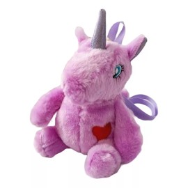 KFMX Mochila Unicornio Peluche Lonchera  Kinder Colores
