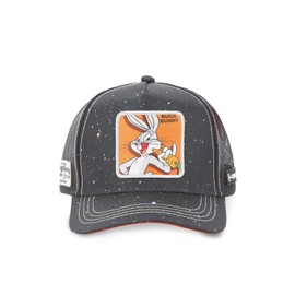 [ X ] Capslab Looney Tunes Cap for Men and Women, Trucker Bugs Bunny, Original and Perfect Fit, black