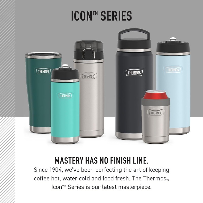 THERMOS ICON SERIES, aislante para latas de bebidas, 12 onzas,