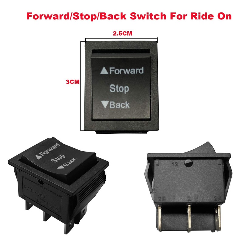 2PCS Forward Reverse Shift Switch for Kids Ride-On Toys Accessories