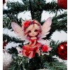 Unbranded Fairy Girl Christmas Tree Ornament Roses Flowers Faires Angel