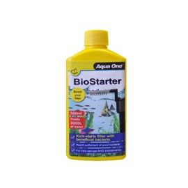 Aqua One BioStarter with Beneficial Friendly Bacteria For Aquariums and Fish Tank Filters (300ml)
