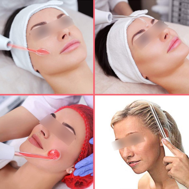 Portable High Frequency Electrotherapy Acne Spot Treatment Skin Tightening Wrinkle