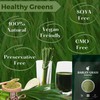 FzyEzy Premium Organic Barley Grass Powder | 100% Pure, Non-GMO,