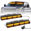 48 LED Flashing Warning Hazard Interior Windshield Visor Traffic Light