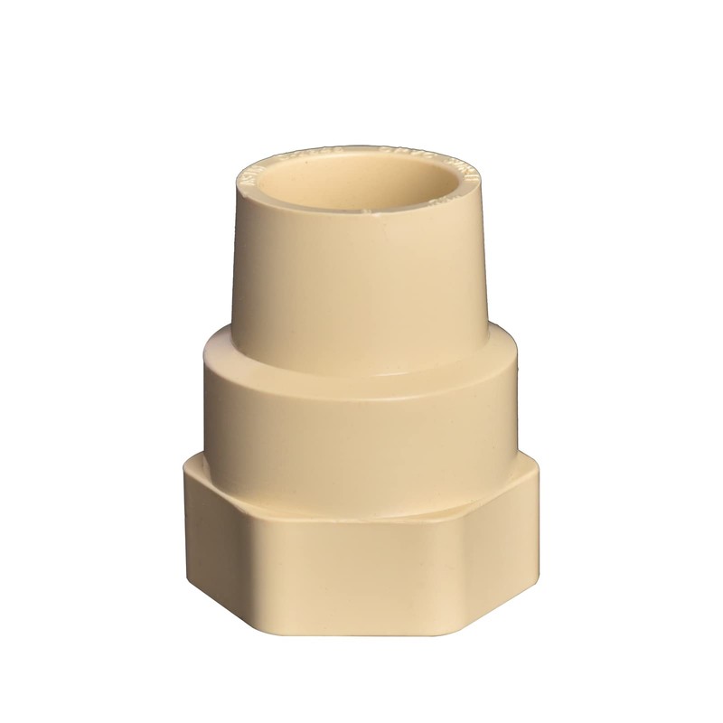 1/2" 10pcs CPVC Female Coupling Thread to Slip (Socket) Pipe