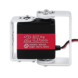ANNIMOS 25KG Robot Servo Motor with Mount Brackets High Torque Waterproof Full Metal Gear Digital Steering Servos
