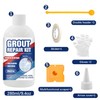 Tile Grout Repair, 280ml/9.4oz Fast Drying Grout Repair Kit, Grout