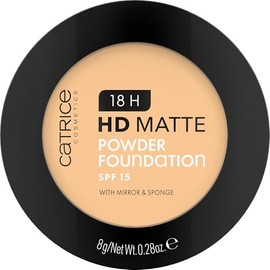 Catrice Catrice 18H HD Matte Powder Foundation, Nr. 030W, Nude, langanhaltend, mattierend, matt, f1r unreine Haut, vegan, ?lfrei, UVA- und UVB-Filter + SPF 15, ohne Parf1m, 1er Pack (8g)