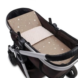 Baby blanket cuddle blanket Winter plush fabric 75x60 cm + pillow 35x30 cm - children's stroller blankets and starter set for newborns and childrens