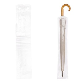 YAARUJEE Disposable Umbrella Bags, Vinyl, Tear Resistant, Translucent, Long Type, Umbrella Bags, Pack of 100, 28.0 x 5.1 inches (71 x 13 cm), Commercial Use, Plastic Bag, Umbrella Rack, Umbrella