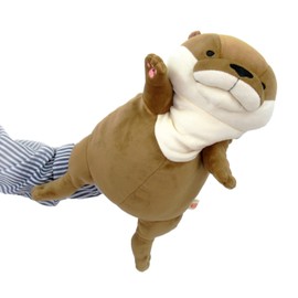 Shinada Global Mochi Series MOKW-0420GPL Mochi Otter Golf Club Cover and Hand Puppet, Stuffed Animal, 8.7 x 5.5 x 15.4 inches (22 x 14 x 39 cm), Lavender