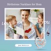 IEFUP Birthday Christmas Gifts for Mom Necklace - 925 Sterling
