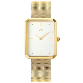 MARLION JEWELS Watch for women. Women's watch modern style, sophisticated and elegant design. Original women's watch with high quality quartz movement. Women's wristwatch, Gold plating, Bracelet