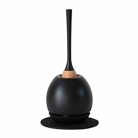 tyerin Mini (Cherin Mini) Black Lacquer Color (Black) Made in Japan Stylish Orin Japanese Made in Made 高岡 Cute Orin Apple Hand 供養 Design 仏壇 Category: Buddhist Ritual Implements's xerin For Bell