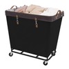 StorageWorks 320L Laundry Basket with Wheels, Extra Large Rolling Hampers