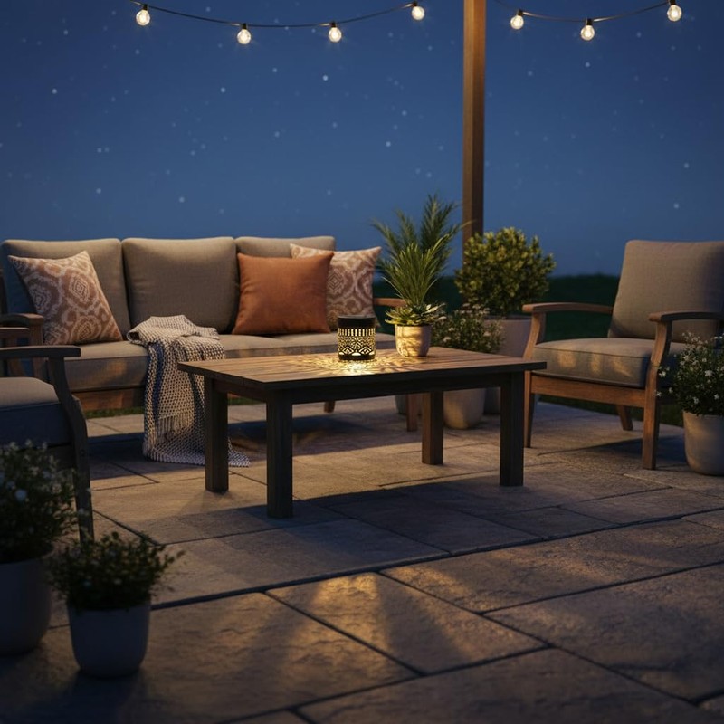 YYingYu 2026 Upgrade Solar Mandala Lights Outdoor, Waterproof Metal Solar