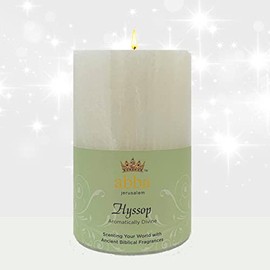 Abba Oil Scented Pillar Candle - Hyssop (4'') 1 pk