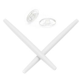 Mryok Replacement Earsocks Nose Piece for Oakley Transistor OX3085 Sunglasses, White