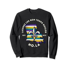 Retro Classic NOLA Fleur-De-Lis Fashion Fest Unisex Sweatshirt