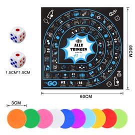 Faburo Board Game Party Game from 18, The Large Table Game Dice Game Gift Party Games for Festival, Funny Game Evening Party Item