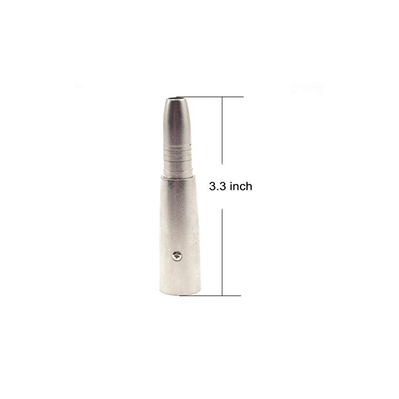 Devinal Male XLR to 1/4" female adapter, 3 Pin XLR