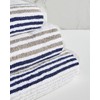 Allure Bath Fashions Merlin Bath Towel, Striped (70cm x 125cm)