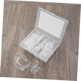 Healeved 140 Pcs Fake Nail False Nails False Nail Tips Nail Art Accessories Artificial Nail Tip