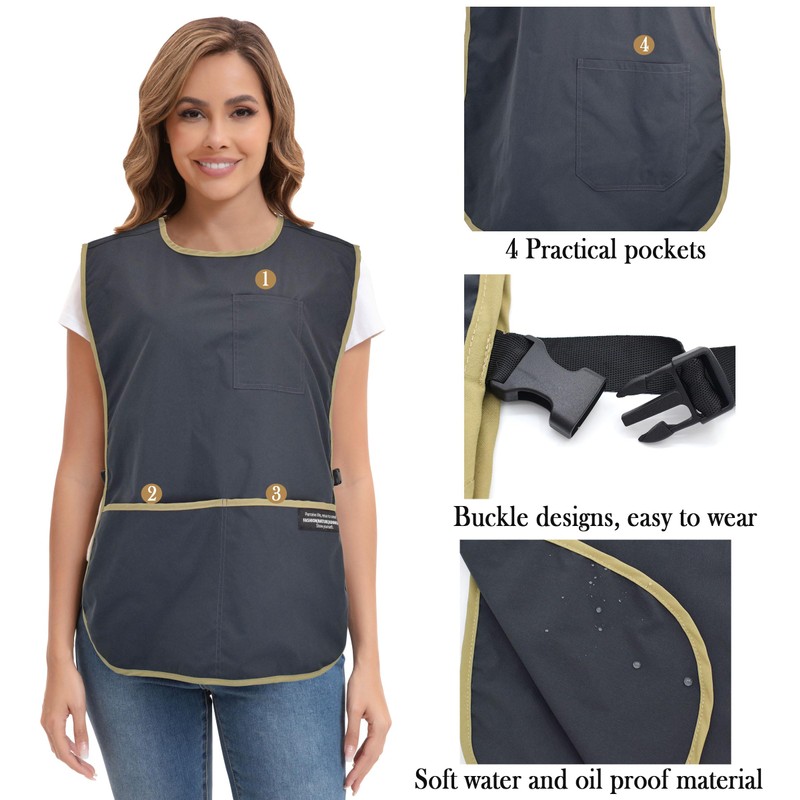 Nanxson Women Men Waterproof Cobbler Apron Kitchen Apron Vest Kitchen
