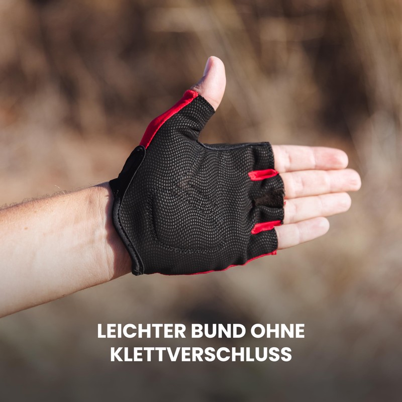 GripGrab Ride Beginners Short Finger Summer Cycling Gloves Padded Shock