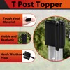 YUEARN 50 Pcs Safe T Post Caps, T Post Caps