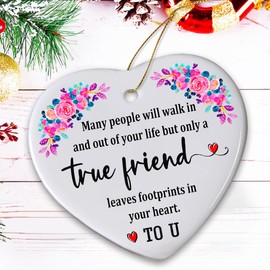 Friends Christmas Ornaments 2024, Best Friend, Friend Ornaments for Christmas Tree, Friend Ornaments for Women, Friendship Ornaments, Friend Gifts for Women Sister BFF Bestie