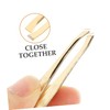 TOVINANNA 2pcs Durable Eyebrow Clip Ergonomic Tweezers Kit for Precision