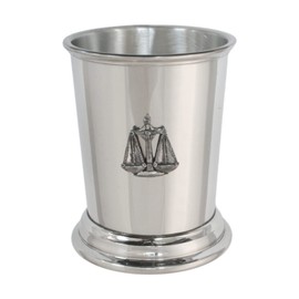 Libra Scales Mint Julep Cup English Pewter Cockatil Free Engraving Gift 219