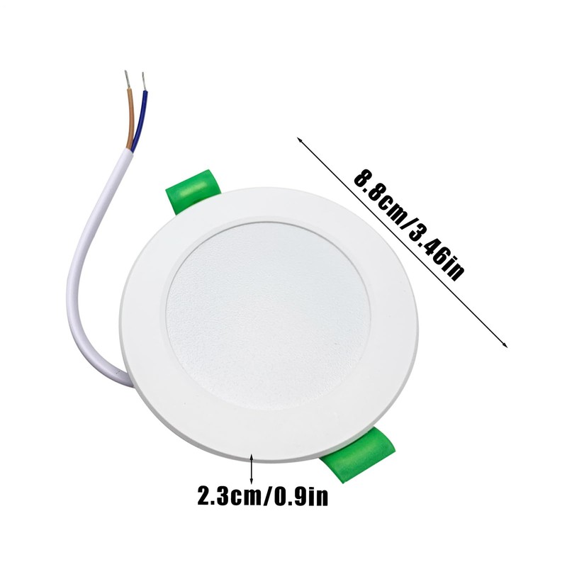 Led Recessed Light - Ultra-Thin Led Recessed Ceiling Light,Dimmable Spotlight