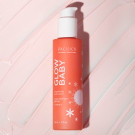 Glow Baby SPF 30 Brightening Body Lotion, Sunscreen, Vitamin C, Sun Protection, Broad Spectrum UVA/UVB, Hydrating, Moisturizing, Chemical Sunscreen, Vegan