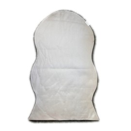 Seekdem SD-CRG60GY Chair Rug, Chair Rug, Camping Outdoor Chair Rug, Faux Shearling Rug, Dark Gray, 23.6 x 39.4 inches (60 x 100 cm), Round