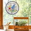 Nonna Grandma Gifts Stained Glass Suncatcher Window Hanging Decor