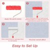 2pcs 7'' Texture Roller Sleeve Wall Texture Stencil Brush Pattern