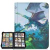 Arcane Fortress MTG Card Binder, 9-Pocket Magic Card Album, Holds