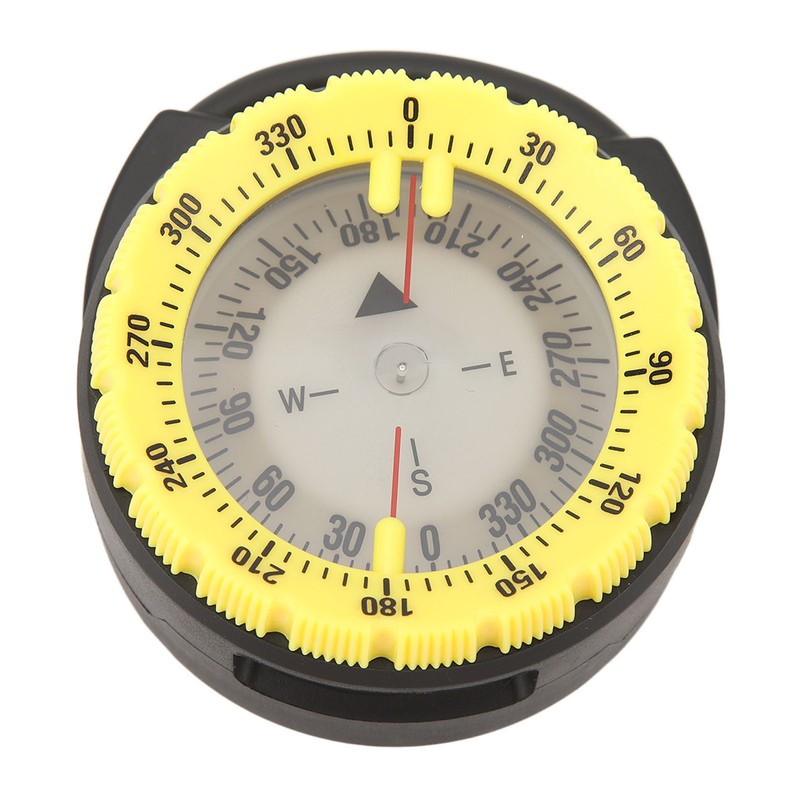 50M Underwater Diving Compass Luminous Magnetic Waterproof Pipe Clamp Diving
