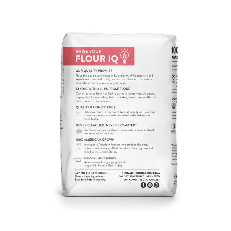 King Arthur Flour Organic Unbleached All Purpose Flour - 2