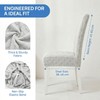 2PCS Dining Chair Covers, Thickened Jacquard Anti-Cat Scratch Stretch Dining